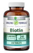 Amazing Formulas Biotin (Vitamin B7) 15,000 Mcg | 240 Tablets