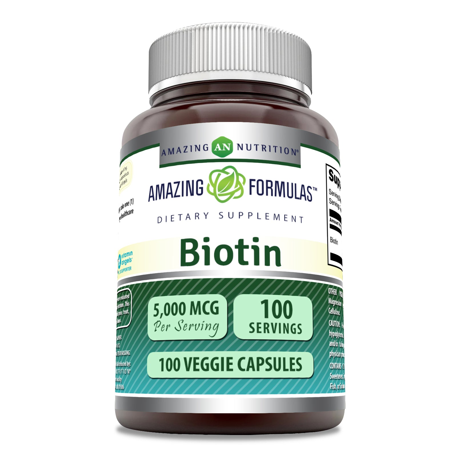 Amazing Formulas Biotin | 5000 Mcg | 200 Veggie