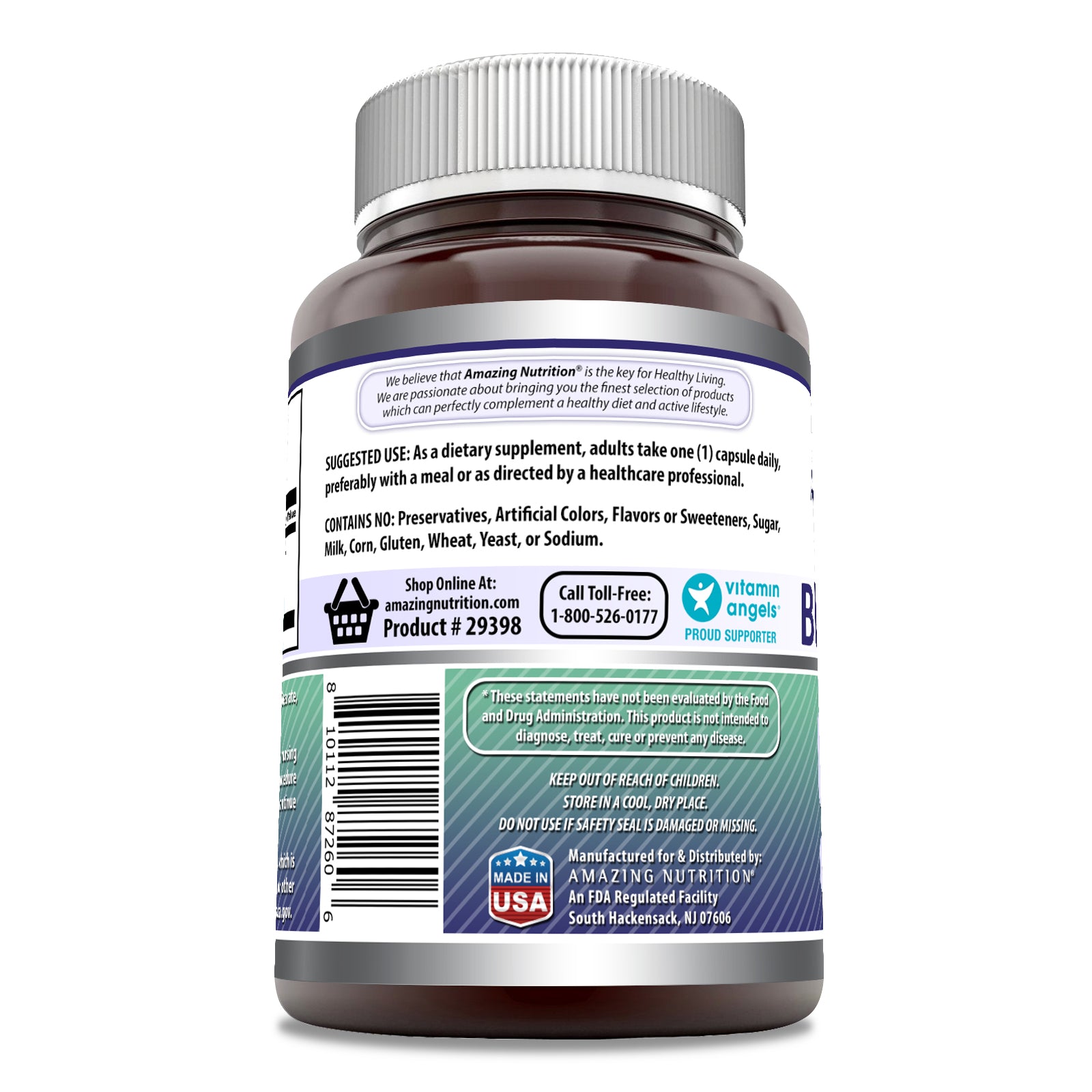 Amazing Formulas Black Cohosh | 750 Mg | 300 Capsules