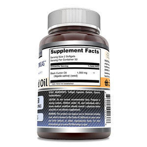 Amazing Formulas Black Seed Oil | 1000 Mg Per Serving | 100 Softgels
