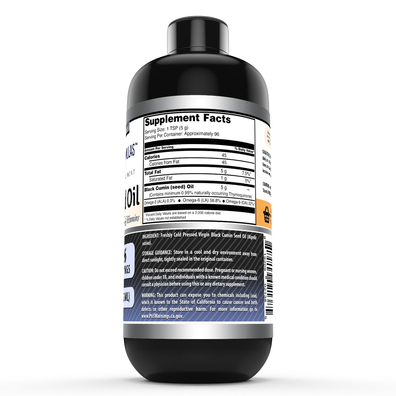 Amazing Formulas Black Seed Oil | 16 Fl. Oz.