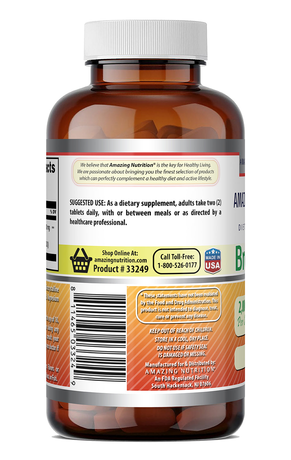 Amazing Formulas Bromelain 2000 Mg per Serving | 60 Tablets