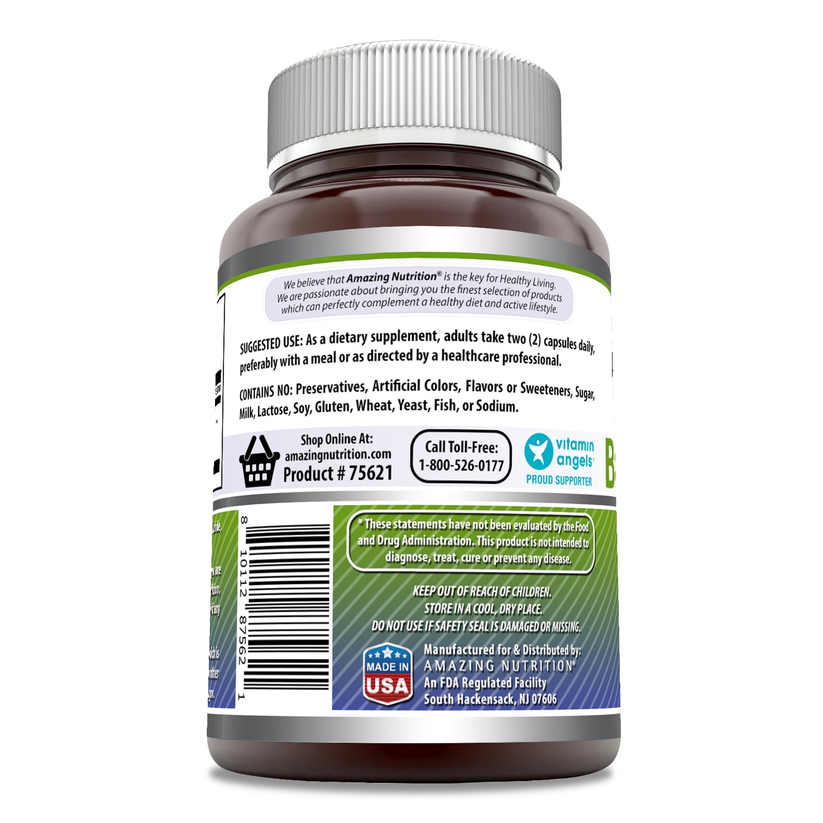 Amazing Formulas Burdock Root | 1000 mg Per Serving | 240 Capsules