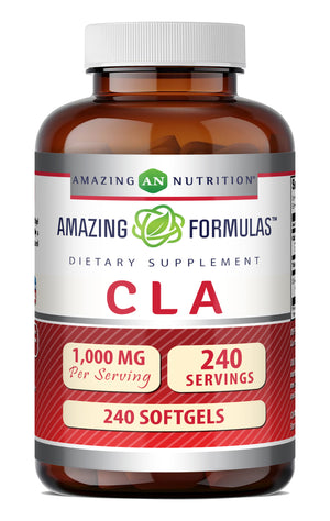Amazing Formulas CLA (Conjugated Linolenoic Acid) 1000 Mg | 240 Softgels