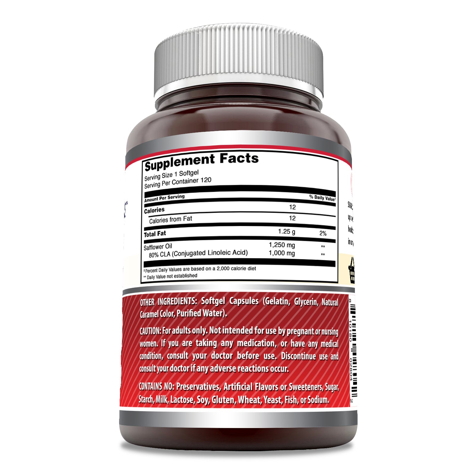 Amazing Formulas CLA | 1250 Mg | 120 Softgels