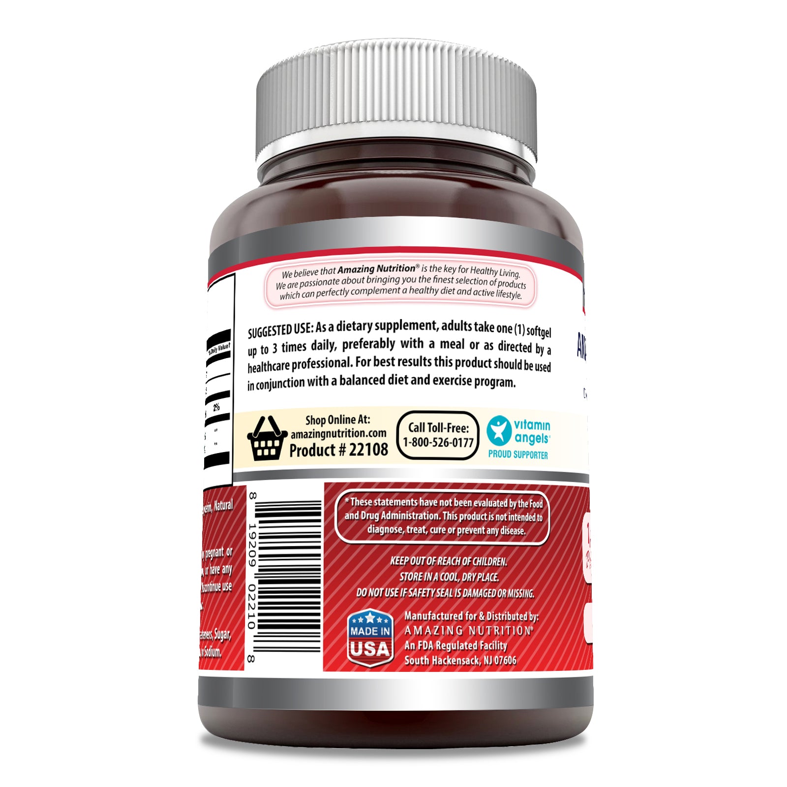 Amazing Formulas CLA | 1250 Mg | 240 Softgels