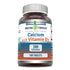 Amazing Formulas Calcium with Vitamins D3 | 500 Tablets