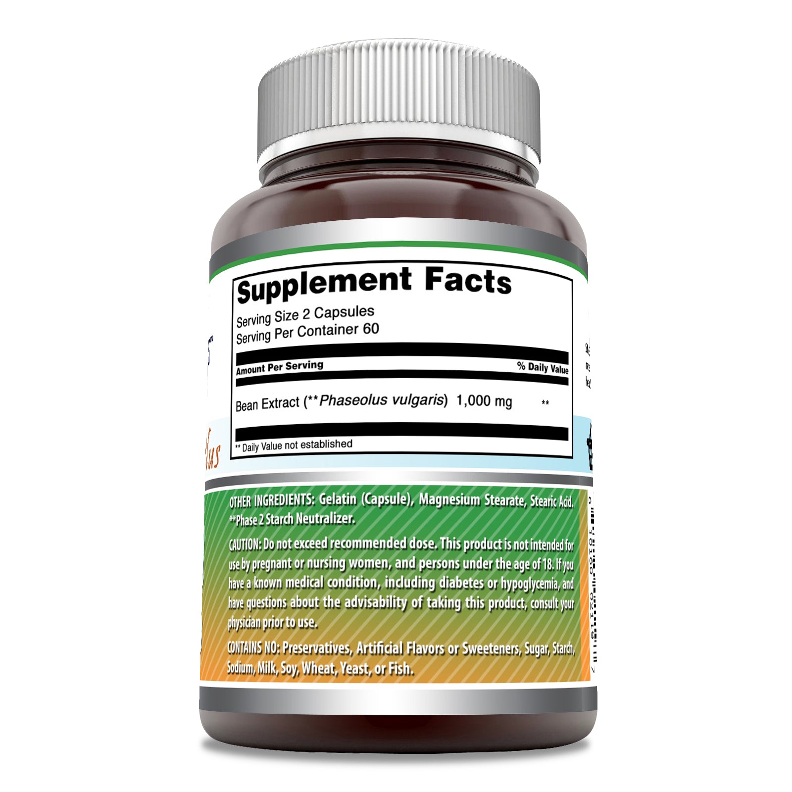 Amazing Formulas Carb Blocker Plus | 1000 Mg Per Serving | 120 Capsules