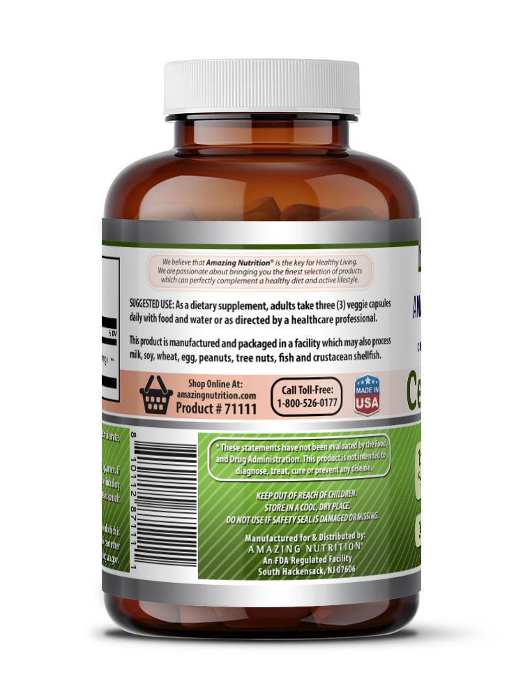 Amazing Formulas Celery Seed Extract (Apium graveolens) 1500 Mg per Serving | 240 Veggie Capsules