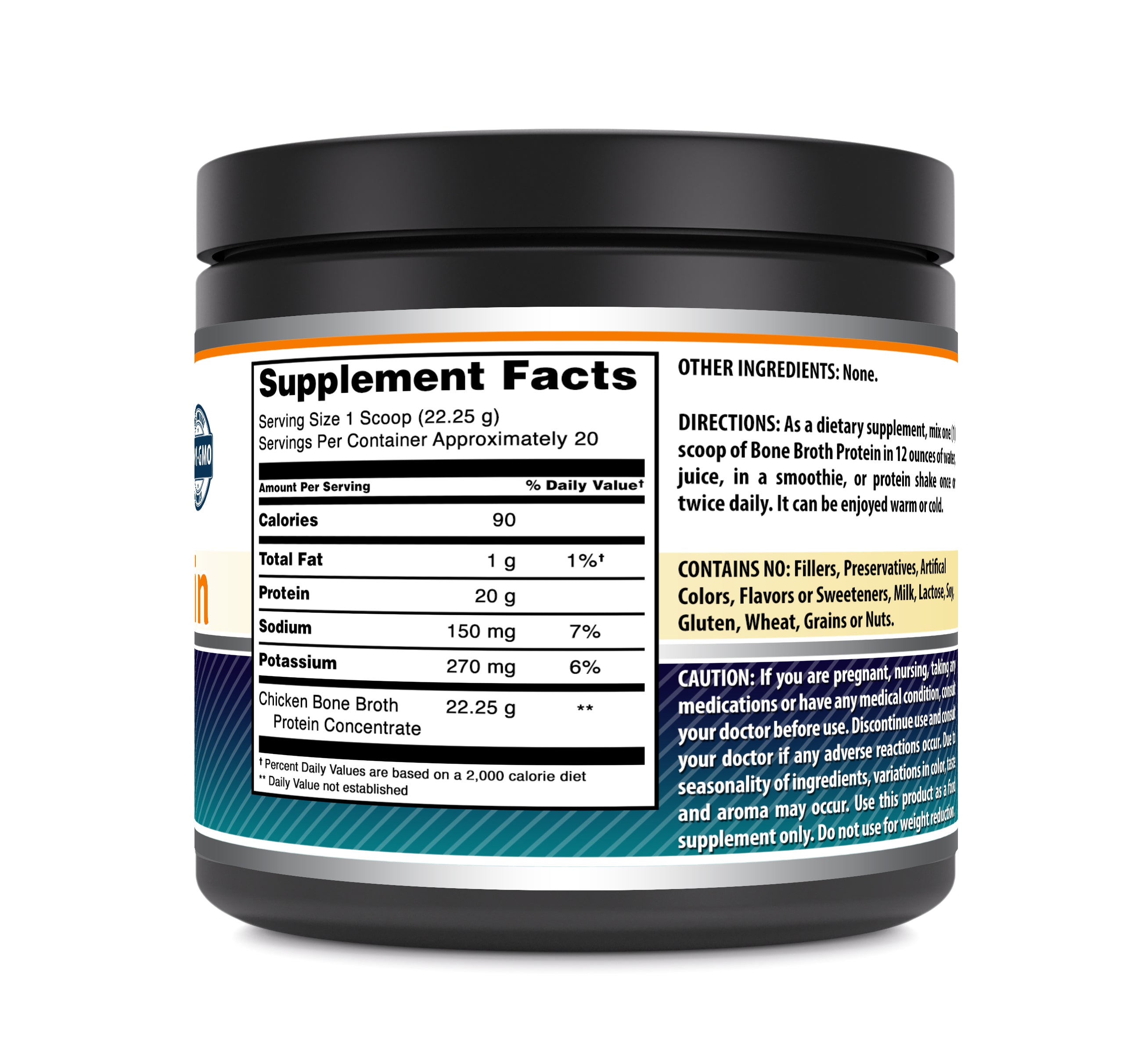 Amazing Formulas Chicken Bone Broth Protein | 20 Servings