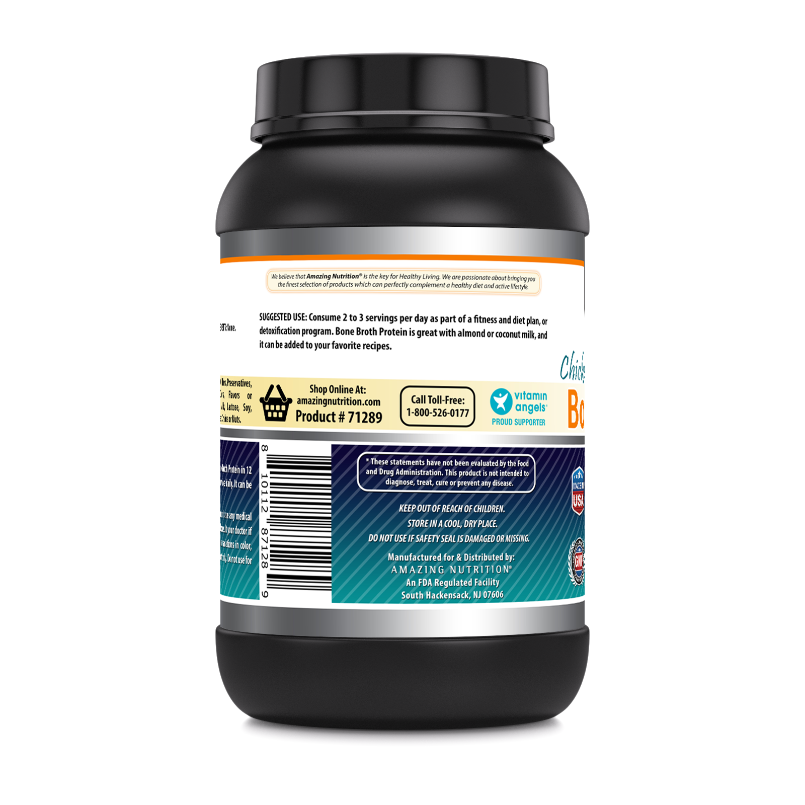 Amazing Formulas Chicken Bone Broth Protein | 40 Servings