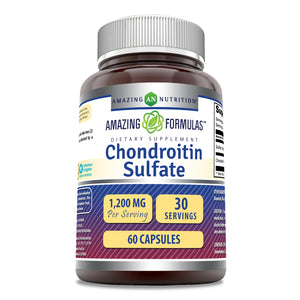 Amazing Formulas Chrondroitin Sulfate | 1200 Mg Per Serving | 60 Capsules