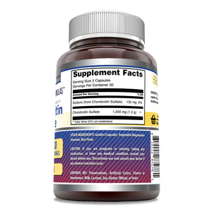Amazing Formulas Chrondroitin Sulfate | 1200 Mg Per Serving | 60 Capsules