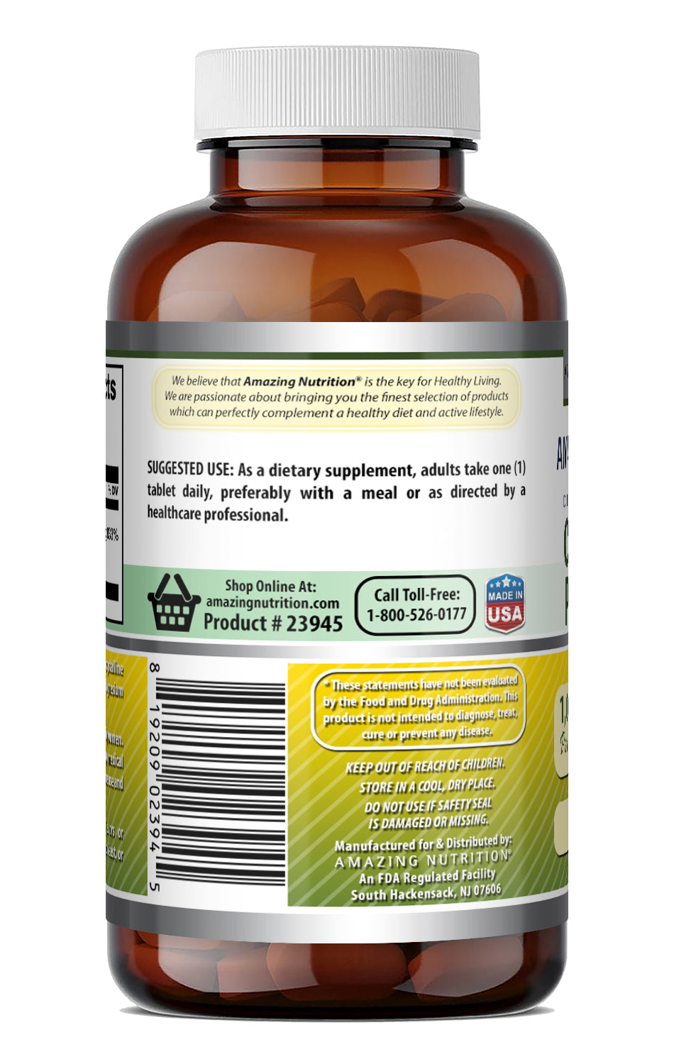Amazing Formulas Chromium Picolinate 1000 Mcg | 240 Tablets