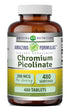 Amazing Formulas Chromium Picolinate | 200 Mcg | 480 Tablets