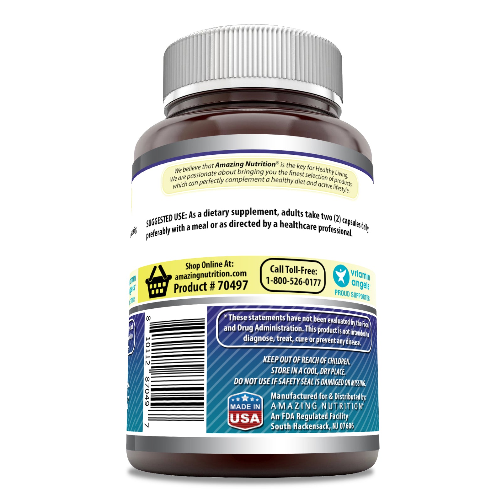 Amazing Formulas Citicoline | 1000 Mg Per Serving | 120 Capsules