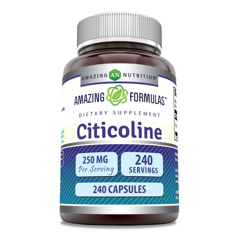 Image of Amazing Formulas Citicoline | 250 Mg | 240 Capsules