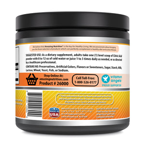 Amazing Formulas Citric Acid Powder | 100 Grams | 100 Servings