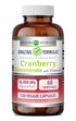 Amazing Formulas Cranberry with Vitamin C 600 Mg of 50:1 Concentrate | Equivalent to 30,000 Mg | 120 Veggie Capsules