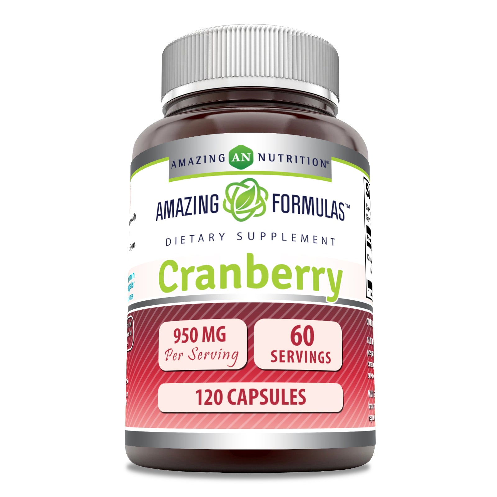 Amazing Formulas Cranberry | 950 Mg per Serving | 120 Capsules