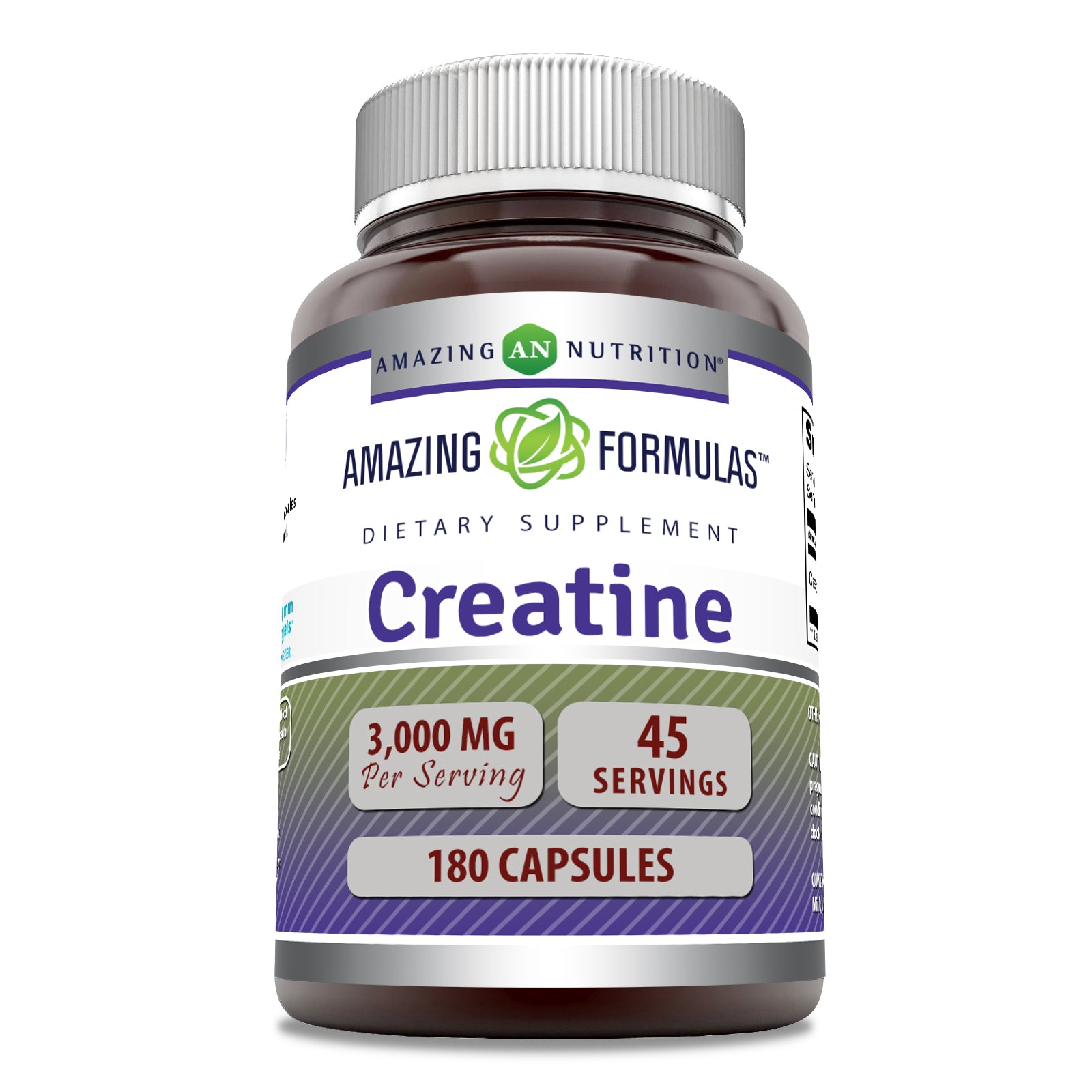 Amazing Formulas Creatine Monohydrate | 3000 Mg Per Serving | 180 Capsules