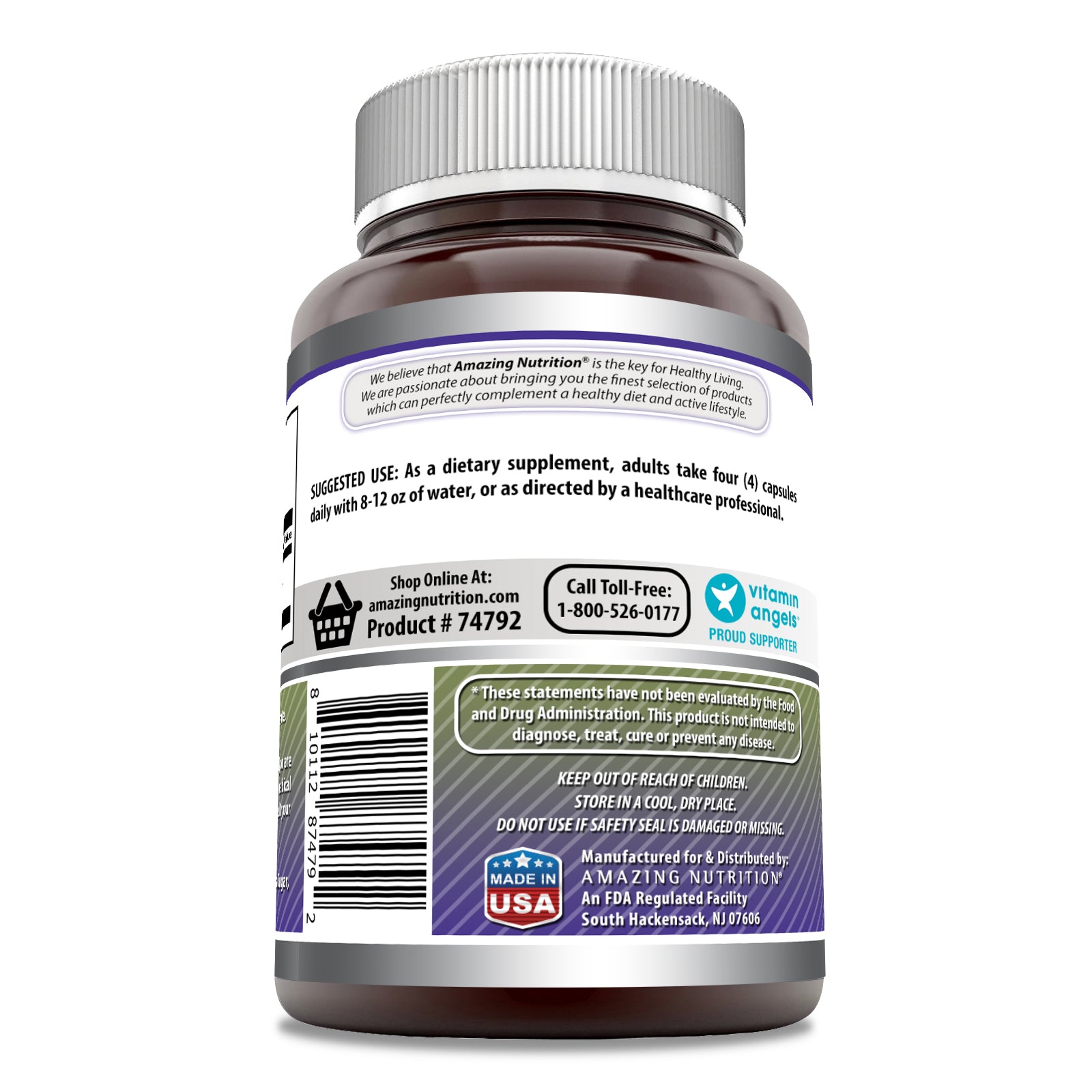 Amazing Formulas Creatine Monohydrate | 3000 Mg Per Serving | 180 Capsules