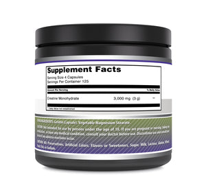 Amazing Formulas Creatine Monohydrate | 3000 Mg Per Serving | 500  Capsules