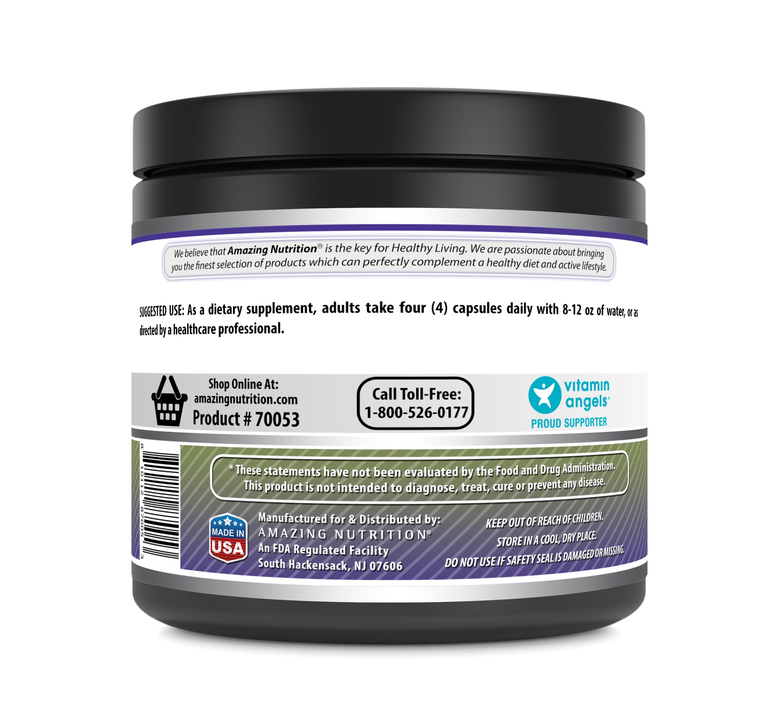Amazing Formulas Creatine Monohydrate | 3000 Mg Per Serving | 500  Capsules