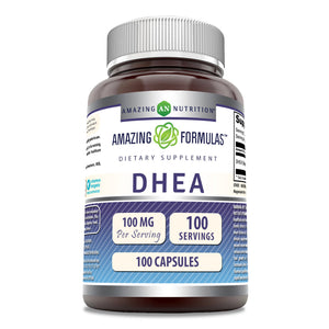 Amazing Formulas DHEA | 100 Mg | 100 Capsules