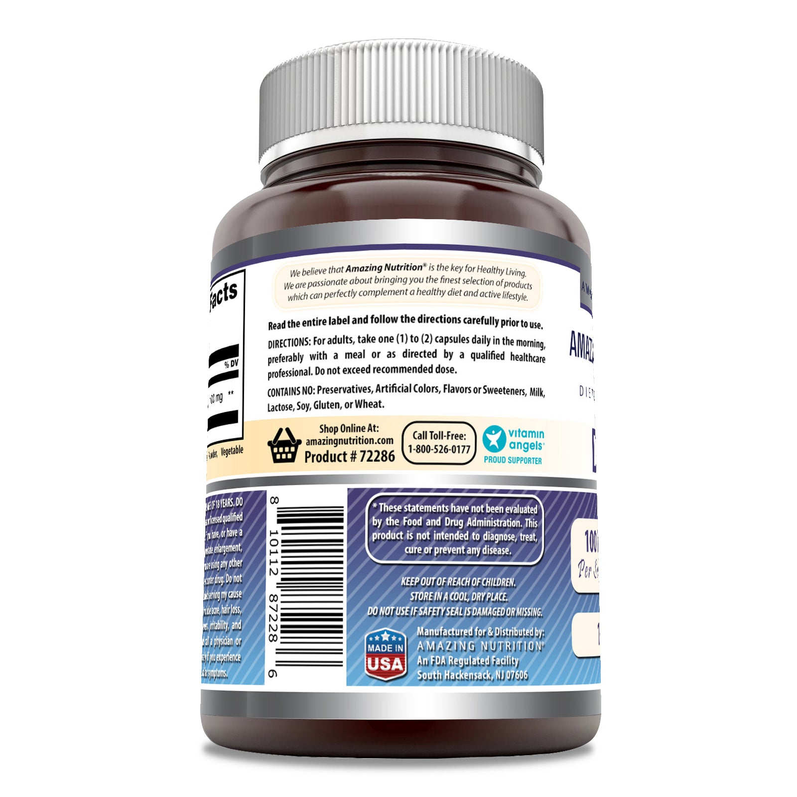 Amazing Formulas DHEA | 100 Mg | 100 Capsules