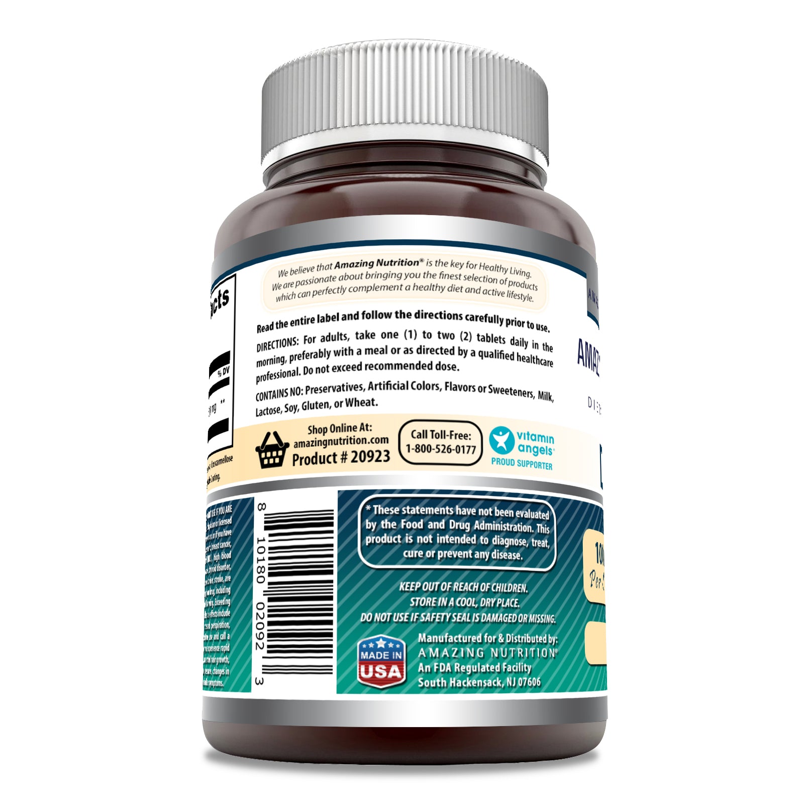 Amazing Formulas DHEA | 100 Mg Per Serving | 120 Tablets