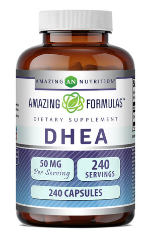 Amazing Formulas DHEA (Dehydroepiandrosterone) 50 Mg | 240 Capsules