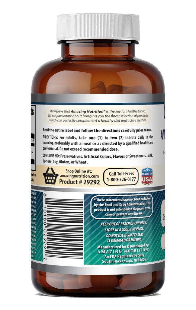 Amazing Formulas DHEA (Dehydroepiandrosterone) 50 Mg per Serving | 120 Tablets