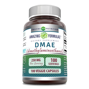 Amazing Formulas DMAE | 250 Mg | 100 Veggie Capsules