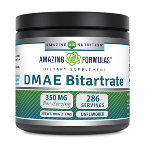 Amazing Formulas DMAE Bitartrate | 100 Grams |  286 Servings