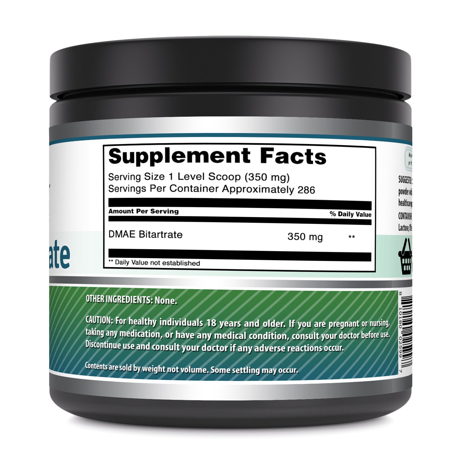 Amazing Formulas DMAE Bitartrate | 100 Grams |  286 Servings