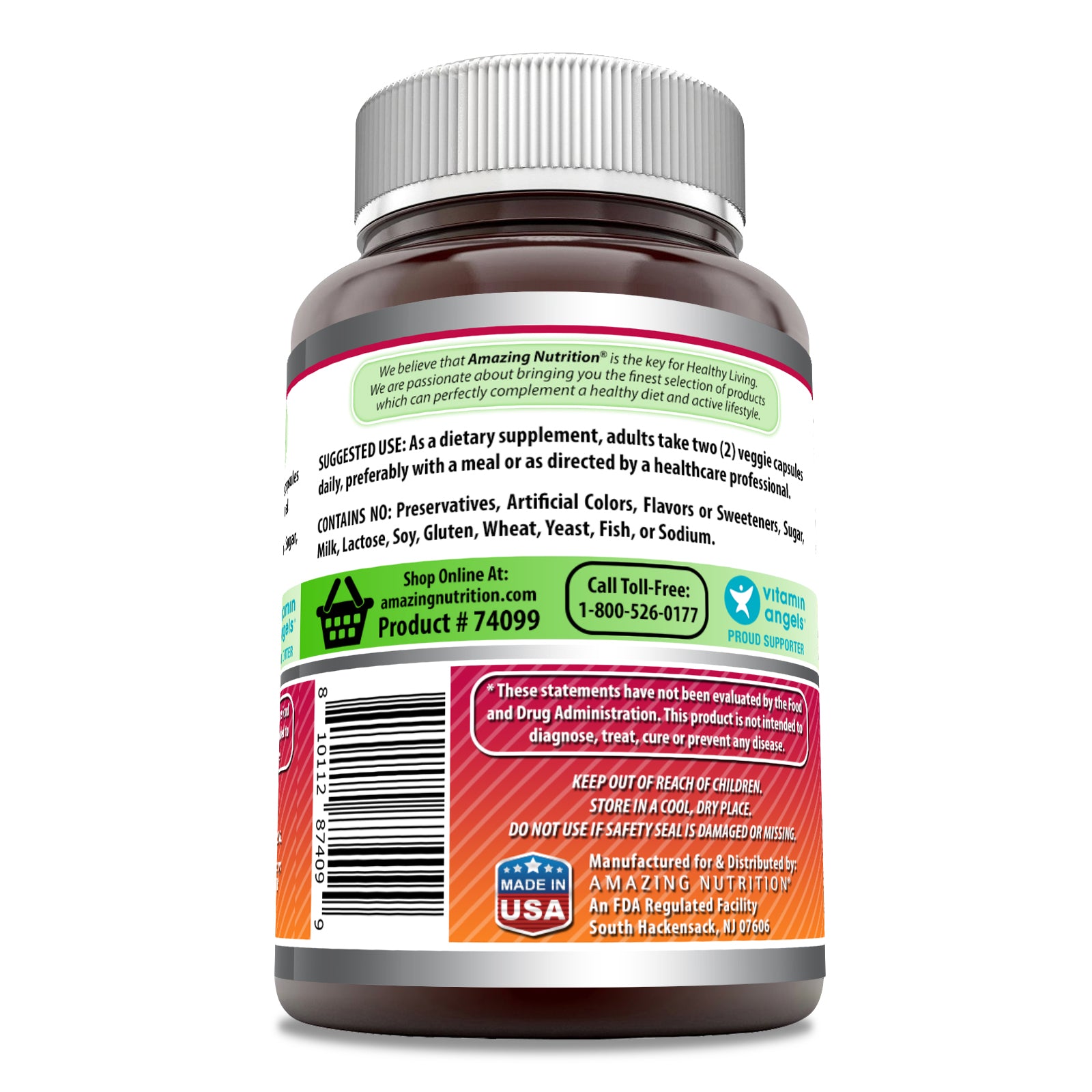 Amazing Formulas Echinacea | 1300 Mg Per Serving | 180 Veggie Capsules