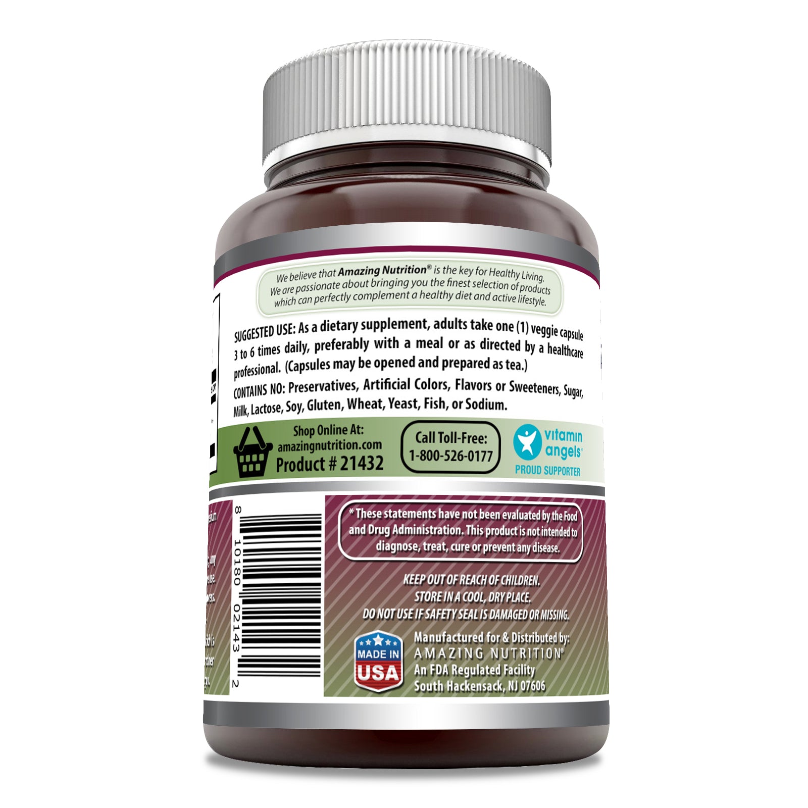 Amazing Formulas Echinacea | 400 Mg | 120 Veggie Capsules