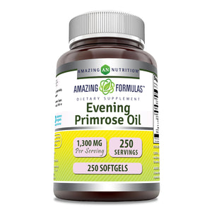 Amazing Formulas Evening Primrose Oil | 1300 Mg | 250 Softgels