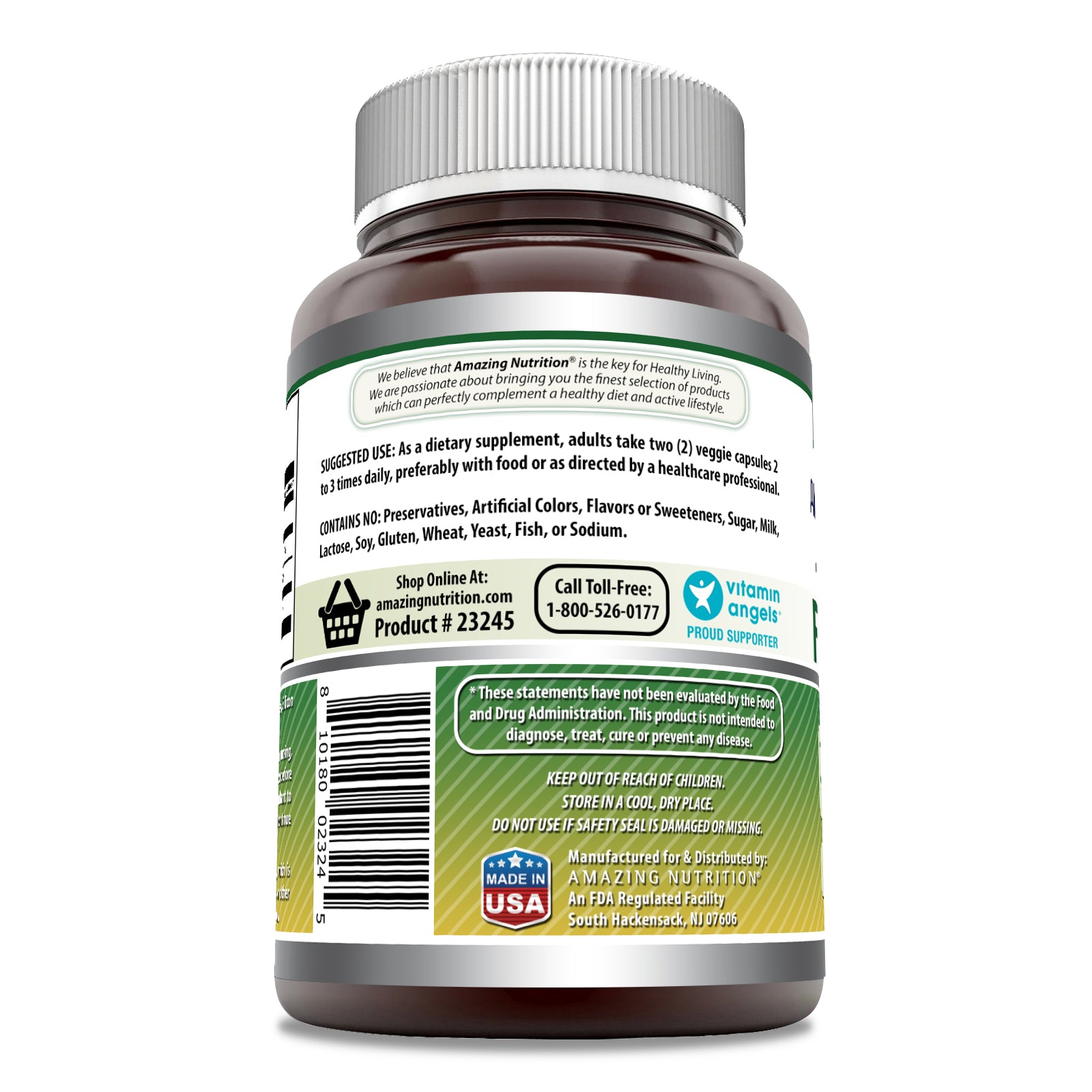 Amazing Formulas Fenugreek Seed | 1220 Mg Per Serving | 180 Veggie Capsules