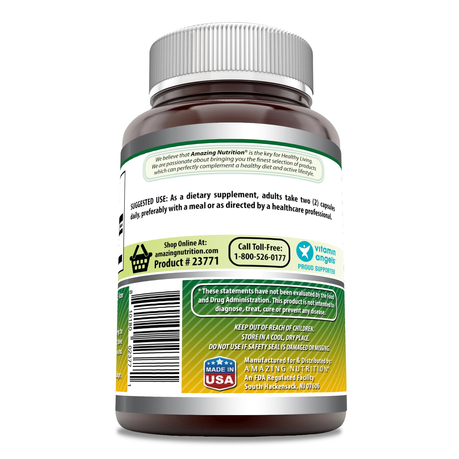 Amazing Formulas Glucosamine Sulfate |  1500 Mg Per Serving | 180 Capsules