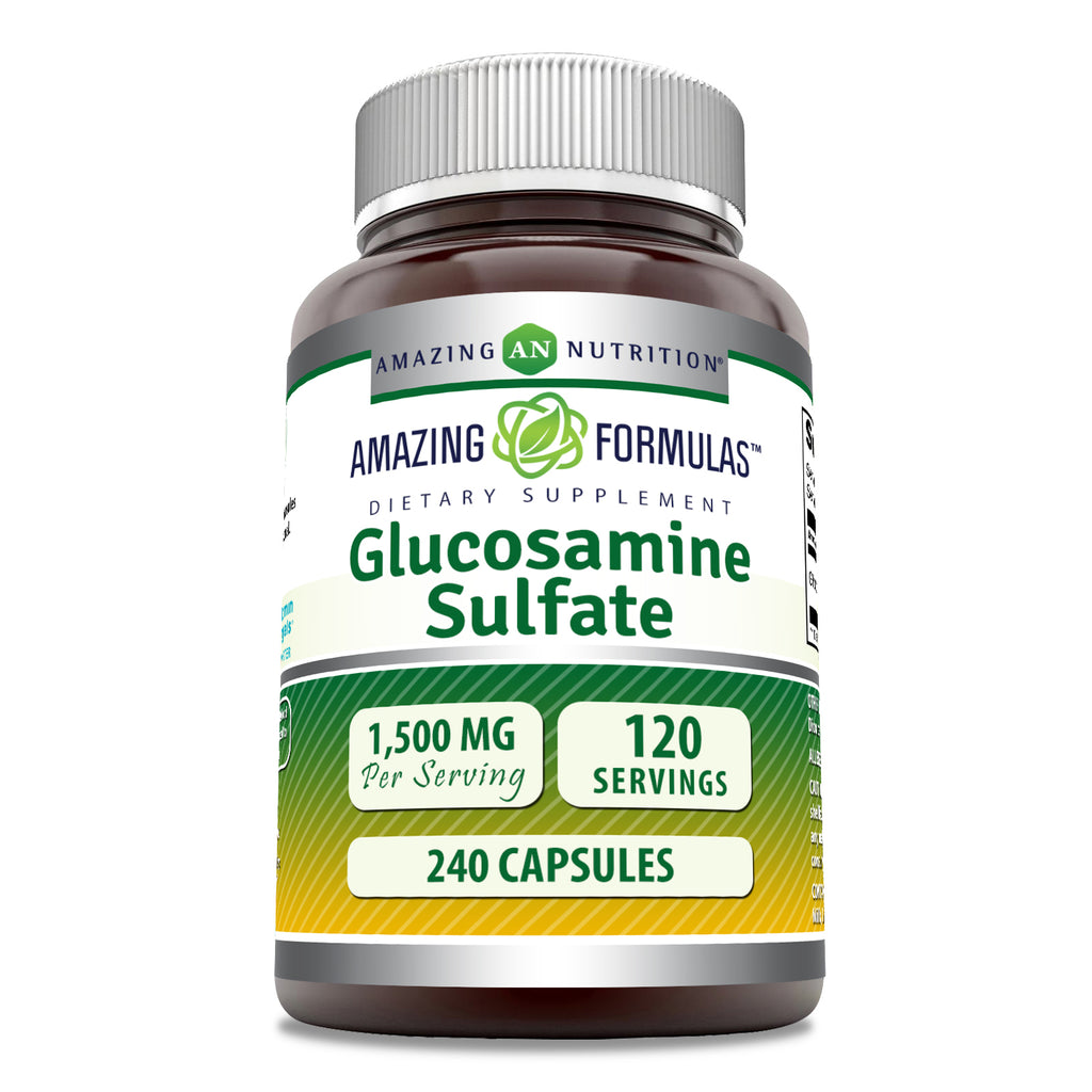 Amazing Formulas Glucosamine Sulfate 500 Mg 240 Capsule Amazing