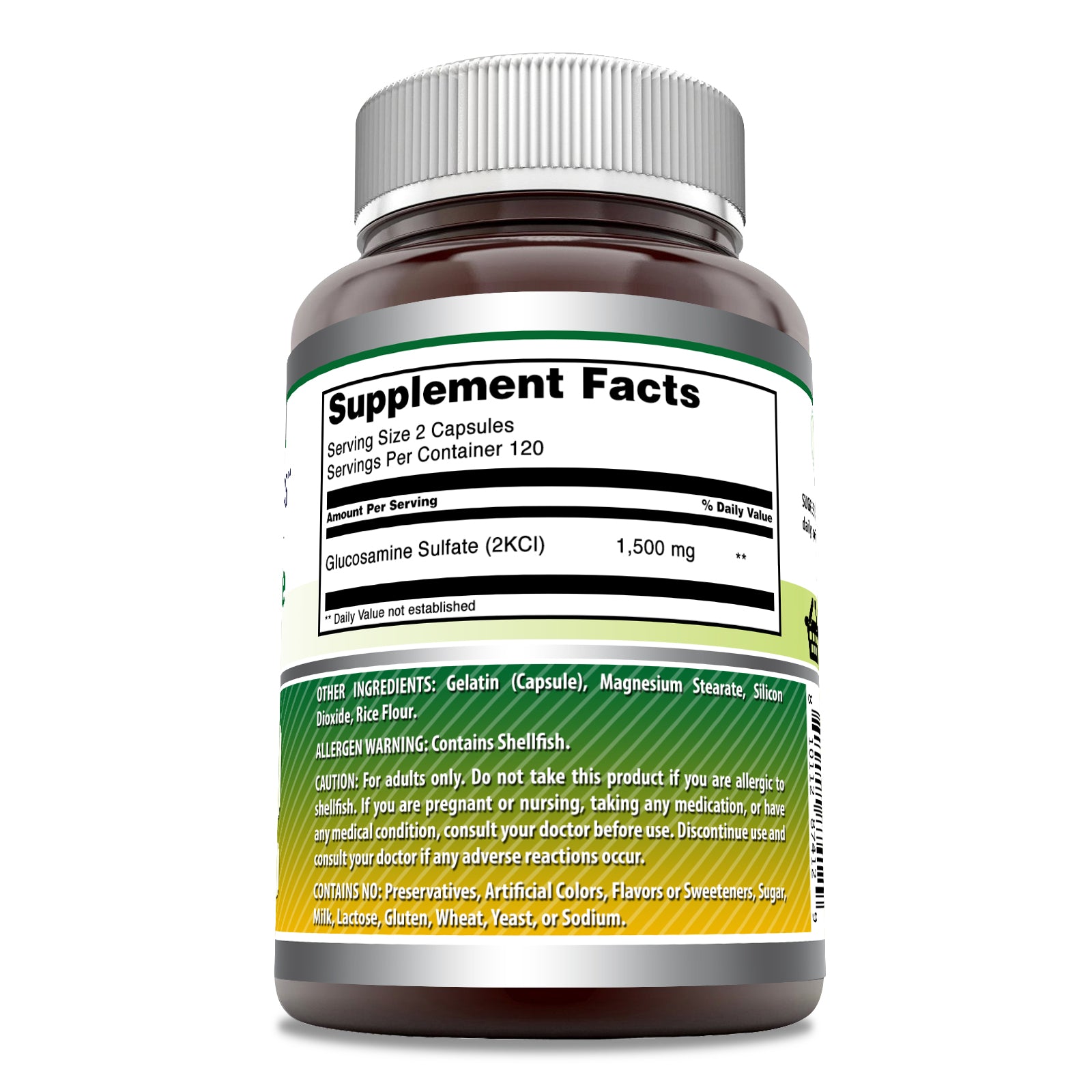 Amazing Formulas Glucosamine Sulfate | 1500 Mg Per Serving | 240 Capsules
