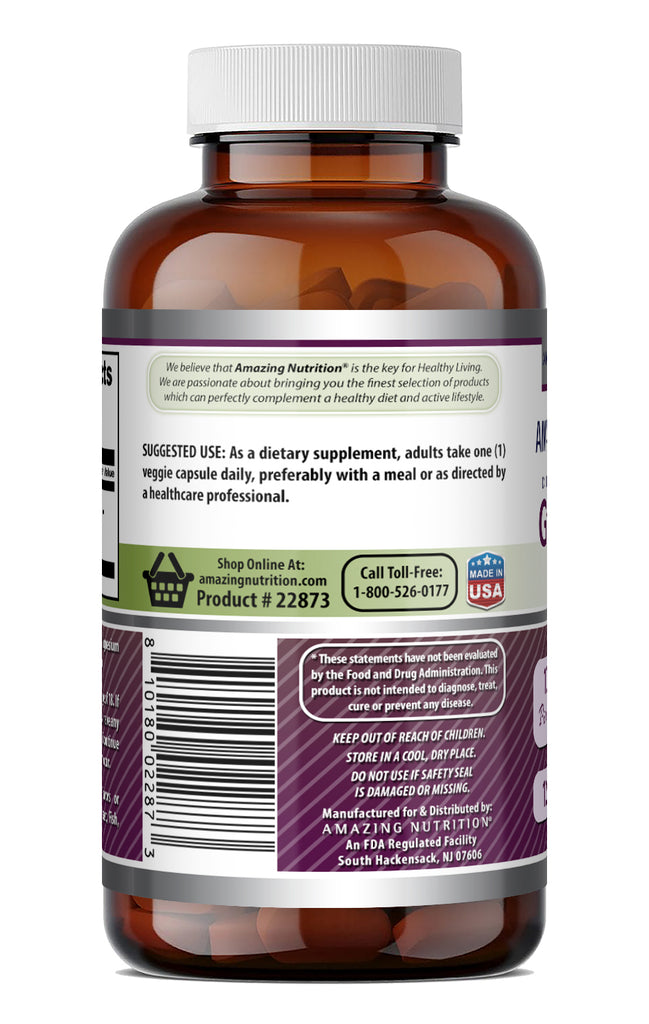 Amazing Formulas Grape Seed Extract 100 Mg | 120 Veggie Capsules