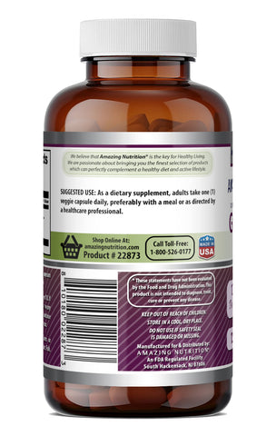 Image of Amazing Formulas Grape Seed Extract 100 Mg | 120 Veggie Capsules