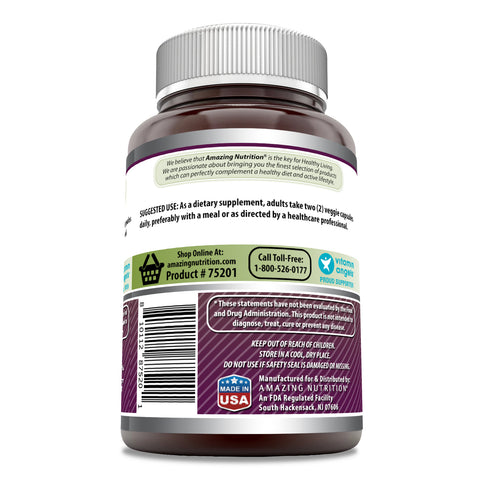 Image of Amazing Formulas Grapeseed Extract | 16000 Mg Per Serving | 120 Veggie Capsules