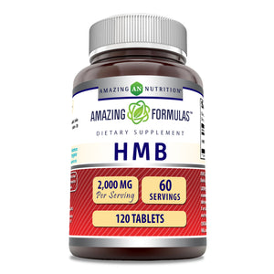 Amazing Formulas HMB | 2000 Mg Per Serving | 120 Tablets