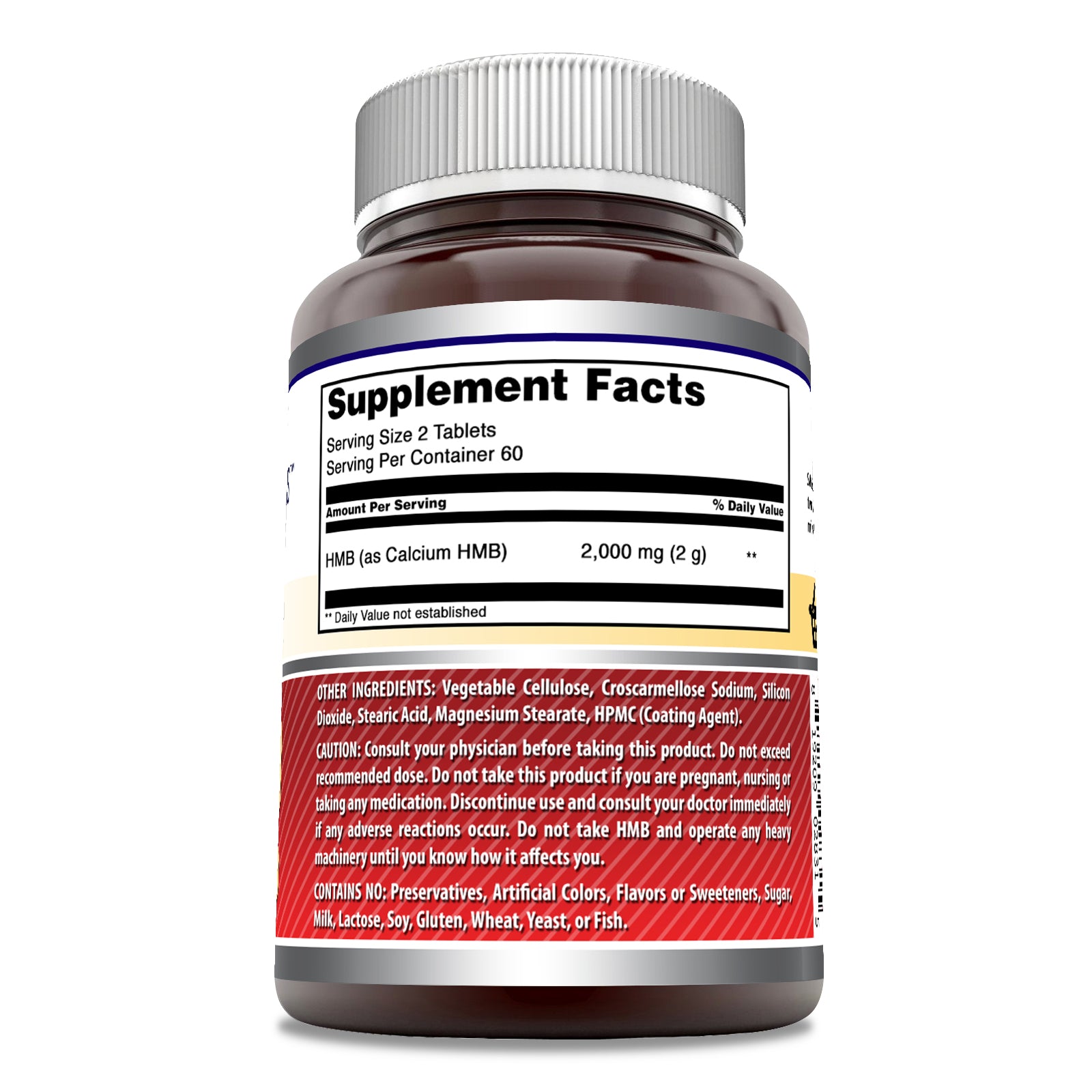 Amazing Formulas HMB | 2000 Mg Per Serving | 120 Tablets