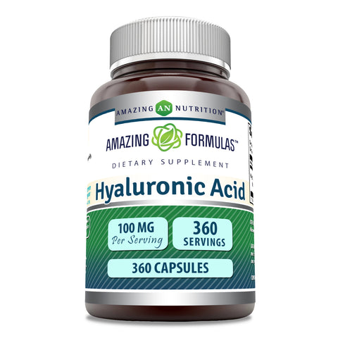Image of Amazing Formulas Hyaluronic Acid | 100 Mg | 360 Capsules