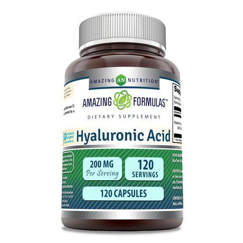 Image of Amazing Formulas Hyaluronic Acid | 200 Mg | 120 Capsules